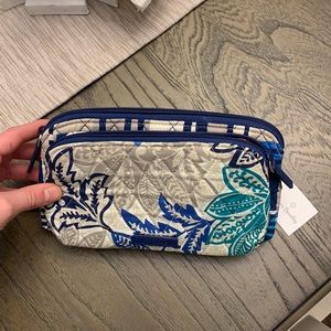 Vera Bradley New with tags double zip cosmetic bag